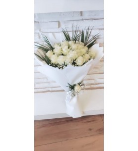 20'li Beyaz Gül Buketi